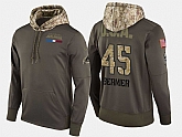 Nike Aavalanche 45 Jonathan Bernier Olive Salute To Service Pullover Hoodie,baseball caps,new era cap wholesale,wholesale hats